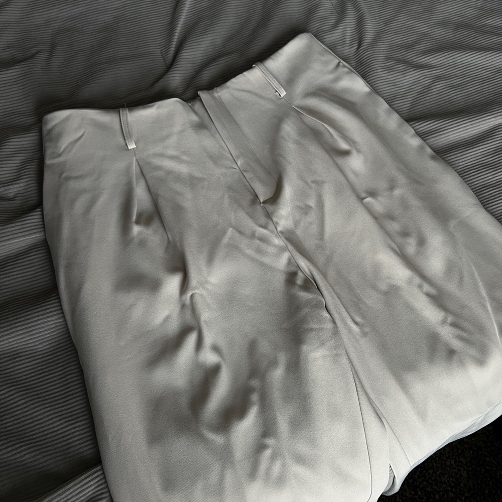 Elegant White Women's Trouser